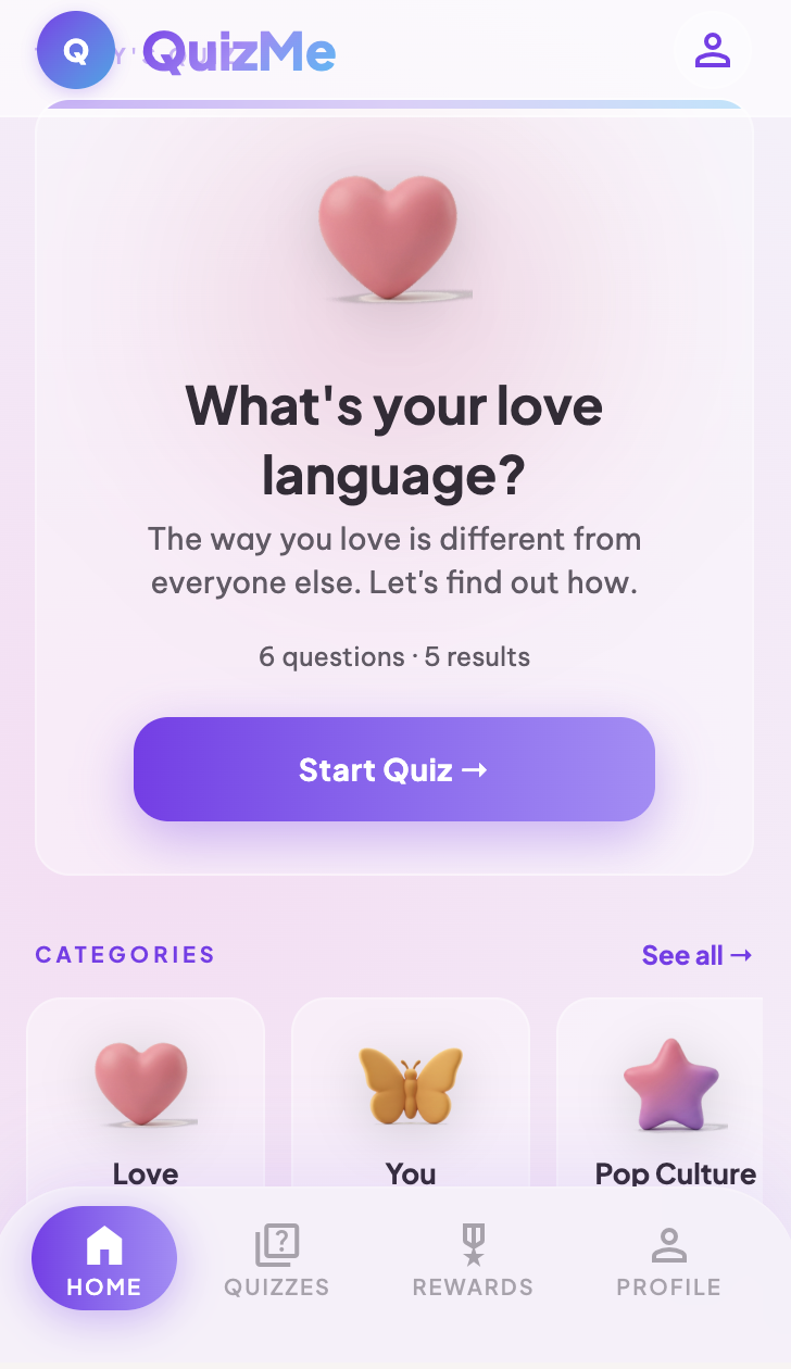 QuizMe preview